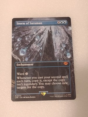 Storm of Saruman (Borderless) Lord of the Rings Regular 413 NM