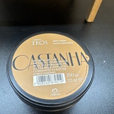 Natura Ekos Castanha Body Scrub Hydrating Exfoliating Made Brazil NEW