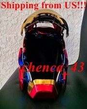 US Ship 1:1 Wearable Friday Iron Man Mk50 Helmet COS Remote Touch Voice Control