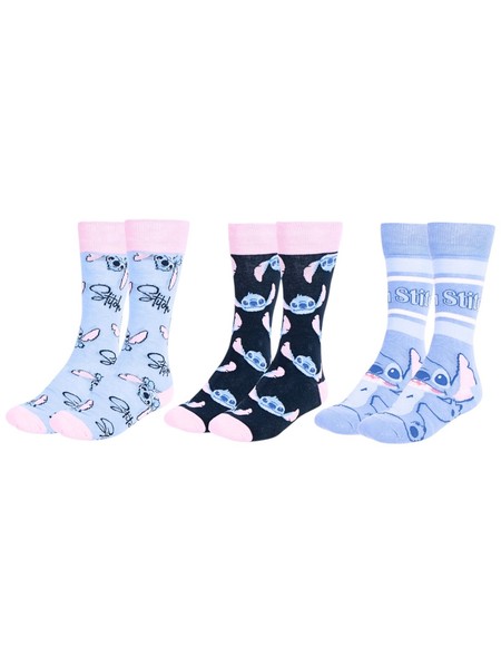Geschenkset Socken Gr. 36-43 - Disney Stitch 3Er Pack Socken In Geschenkkarton-image