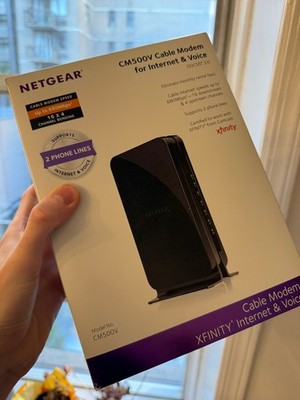 NETGEAR CM500V Cable  Modem for Internet & Voice