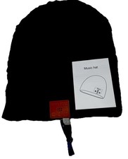 Bluetooth Music Hat Beanie Toque Adult One Size Black Knit Acrylic