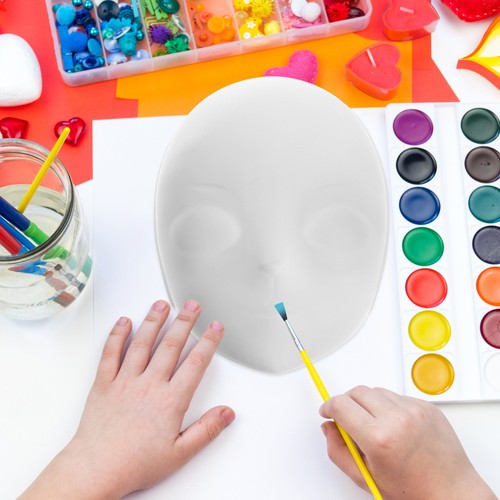 4 Pcs Fox Face Mask Make Your Own Carnival Blank Masks to Decorate - Afbeelding 11 van 12