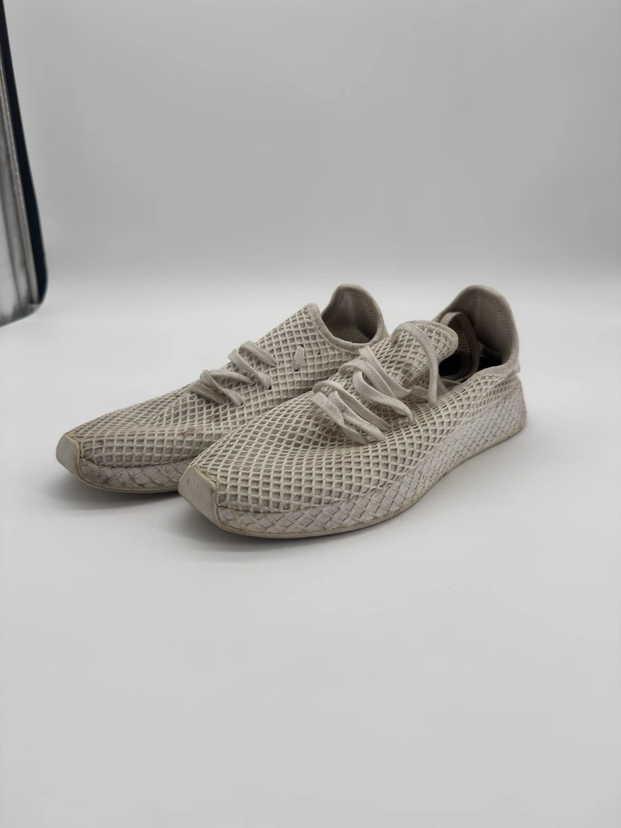 adidas gazelle silver green womens Adidas Deerupt Runner B41771 Mens Green Mesh Lace Up Lifestyle Sneaker main image 1