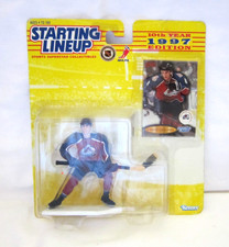Sandis Ozoliņ 1997 Kenner Starting Lineup Action Figure &Sports Card!!Avalanche