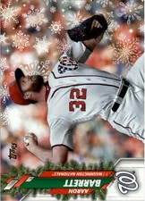 2020 Topps Walmart Holiday #HW189 Aaron Barrett - BB