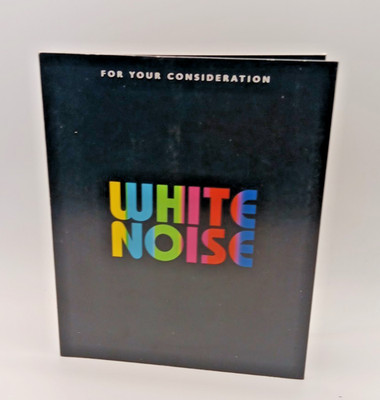White Noise Blu-Ray FYC For Your Consideration Screener 2022 NETFLIX BLACK COVER