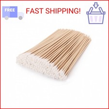 1200 Count 6 Inch Long Cotton Swabs with Wooden Sticks, Cleaning Cotton Sticks C