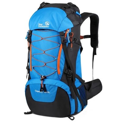 65L Waterproof Hiking Backpack Camping Travel Trekking Bag Large Comfort Frame