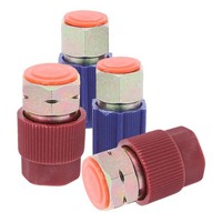8 Teile / Set Schnellkupplung Schnellkupplung A / C Autokladeport Adapter
