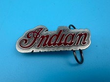 Indian Motorcycle Script Belt Buckle Beautiful Buckle Bergamot. Rare