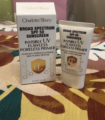 Charlotte Tilbury Invisible UV Flawless Primer SPF 50 EXP 05/27