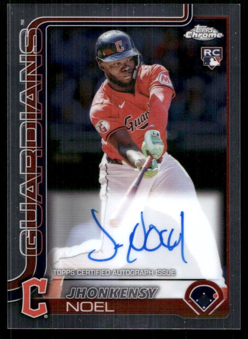 2025 Topps Chrome #RA-JN Jhonkensy Noel Rookie Autographs