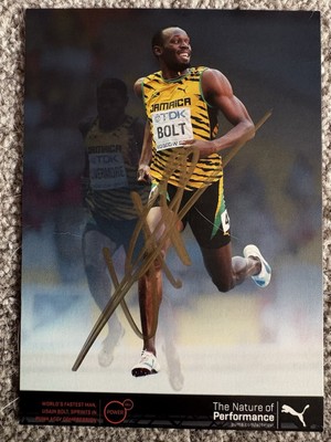 Signed Photo Usain Bolt