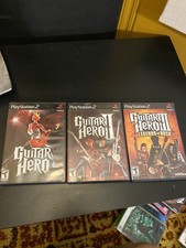 Guitar Hero I II III 1 2 3 - PS2 Cases/manuals NO GAMES.