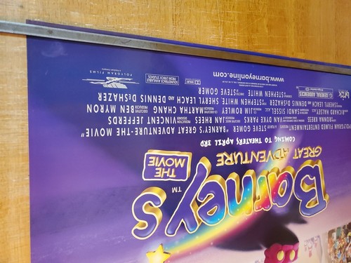 Barney Great Adventure Rolled Movie Poster Original Single Sided 27X40 - Picture 7 of 7