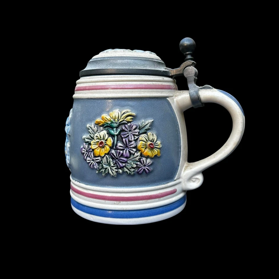 复古 1992 年 Gerz 陶瓷野花 Stein 限量版 #563/10000 证书 — 第 4/4 张图片