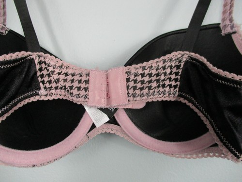 Oh La La Chiri Paris Women's Size 32 B Houndstooth Underwire Full Coverage Bra - Picture 12 of 12