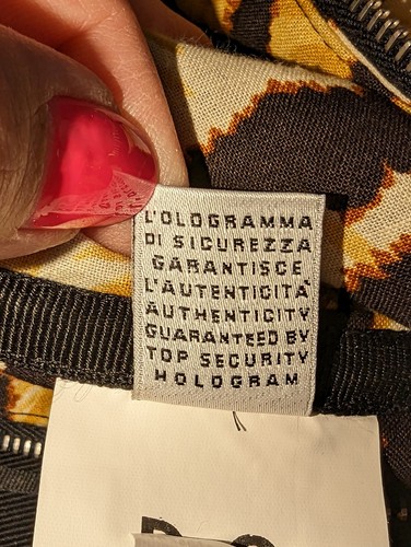 D&G Dolce & Gabbana corsetto stampa tigre cerniera nero cinturini orlo peplo taglia 42 nuovo con etichette - Foto 11 di 12