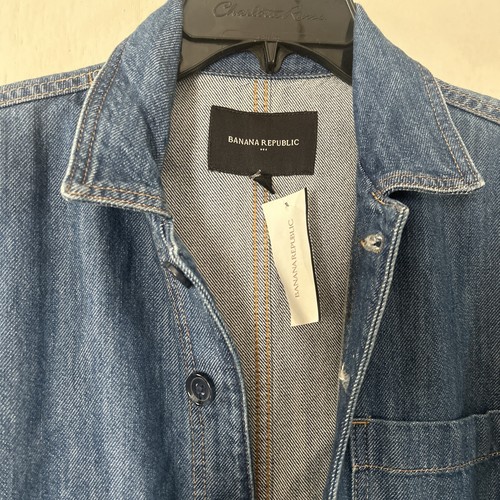 Tuta jeans donna denim BANANA REPUBLIC NUOVA CON ETICHETTE valore 140€ 6 Petite - Foto 4 di 15