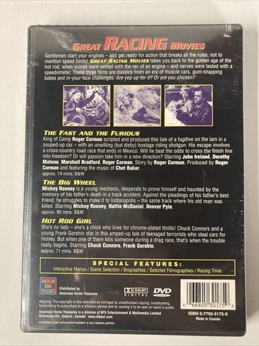 Great Racing Movies (DVD, 2001) - Foto 2 di 4