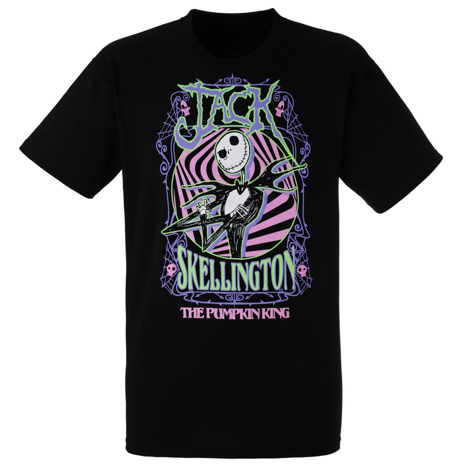 Мужская рубашка Nightmare Before Christmas Jack Skellington Pumpkin King черный 2990₽