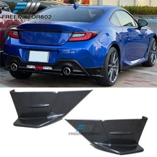 Fits 22-25 Subaru BRZ Toyota GR86 PP Rear Side Bumper Spat Aprons STI Style 2PC