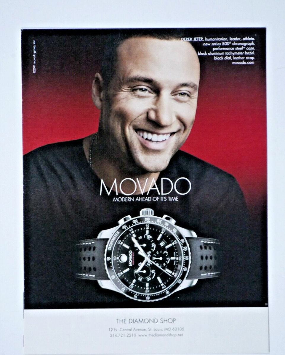 New York Yankees Derek Jeter Clock with 12 pictures