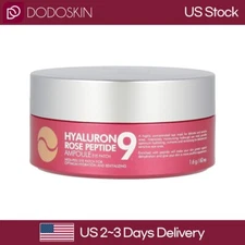 US SELLER MEDI-PEEL Hyaluron Rose Peptide 9 Ampoule Eye Patch 1.6g x 60 Pads