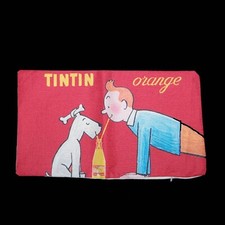 TINTIN & SNOWY Faux Linen 11 x 19 Throw Pillo...