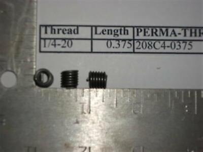 20 NEW 1/4-20 X .375'' Helicoil Thread Inserts Stainless