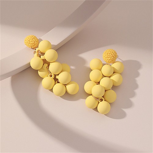 Fabric Drop Earrings Vintage Fashion Tassel Bohemian Statement Handmade Jewelry - Picture 160 of 225
