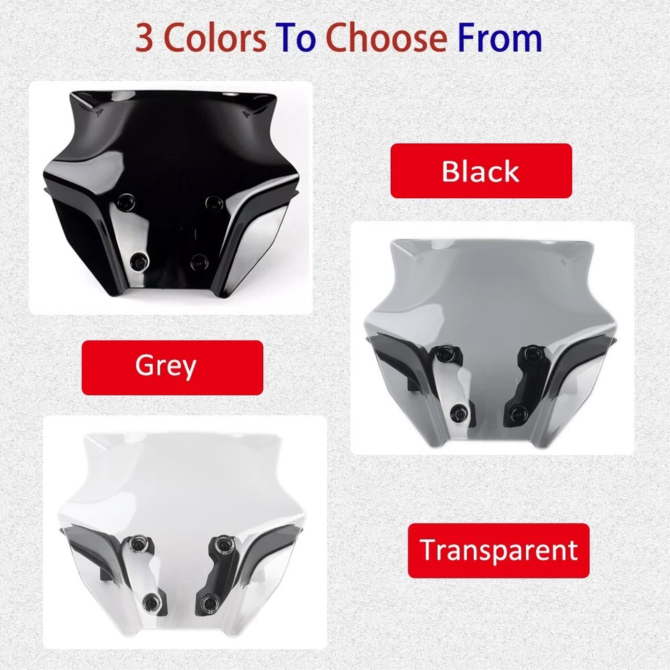 Soporte parabrisas deflector de viento para Yamaha MT-07 MT 07 MT07 2025  Foto 2 de 4