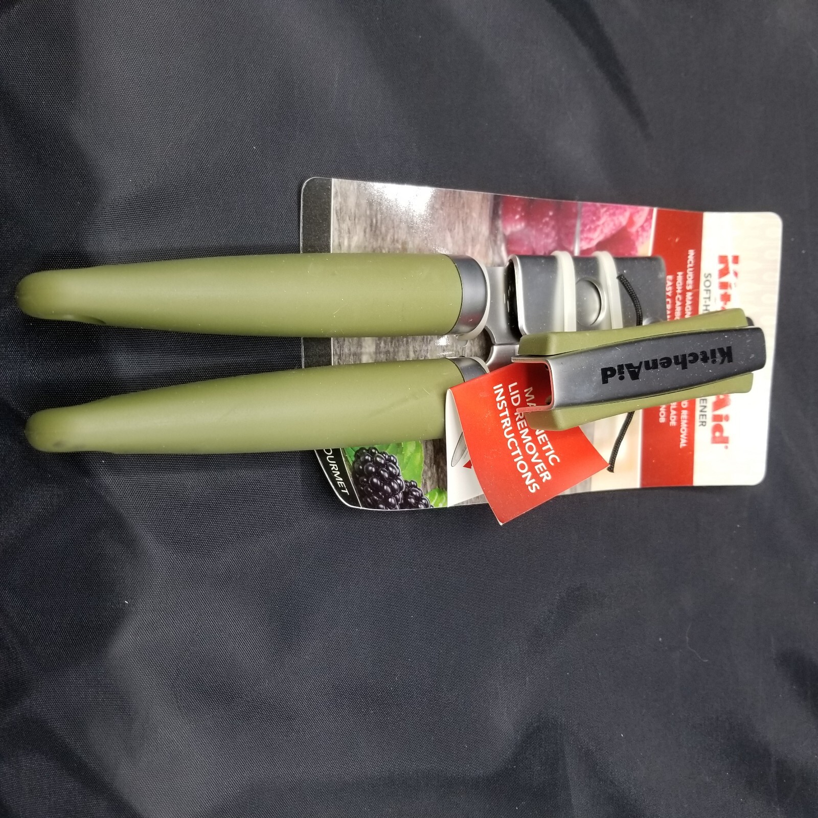 KitchenAid Can Opener  Soft Handle Magnetic Lid Remover-image