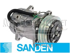 Sanden 4435 Ac Compressor Wclutch - 2 Grooves 132mm 24v - New Oem