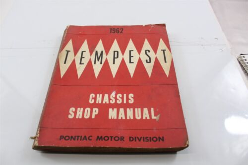 1962 Pontiac Tempest Chassis Shop Manual Repair Guide Vintage Auto Collect - B