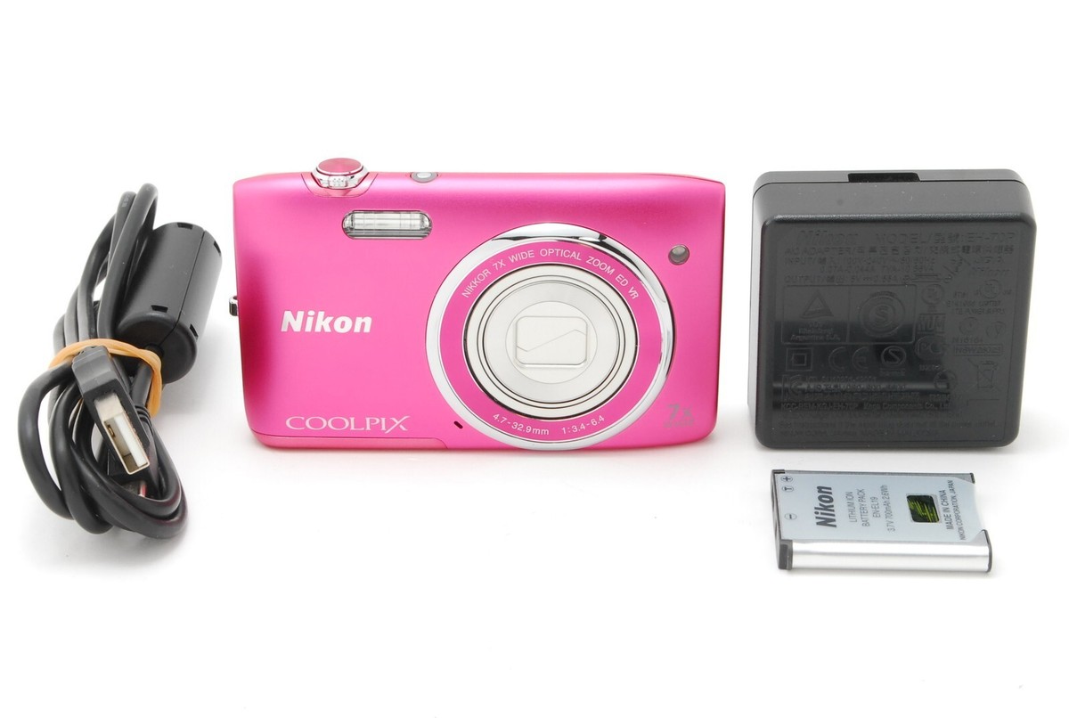 MINT] Nikon Coolpix S3500 20.1MP Pink 4x Compact Digital
