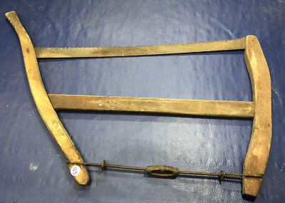Trojan RT Co Wood Buck Crosscut Hand Bow Saw 30'' logging vintage