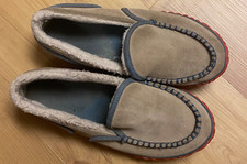 Women's SZ 9 SOREL Sundance Tremblant Faux Fur Lined Moc Slippers Indoor/Outdoor