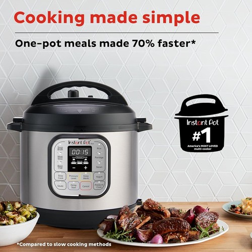 Mini Pentola a Pressione Elettrica 7 in 1 Combo 3 Qt Acciaio Inox Cuoci Riso Lento - Foto 3 di 8