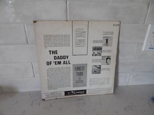 Ernest Tubb: The Daddy Of Em All 12" 33 RPM LP - Picture 2 of 2