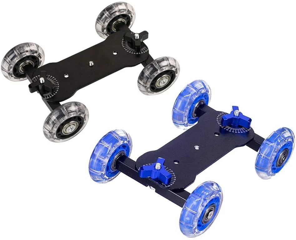 Digital Cameras Tabletop Mobile Rolling Slider Dolly Car Skater Video Track Rail - Image 3 of 4