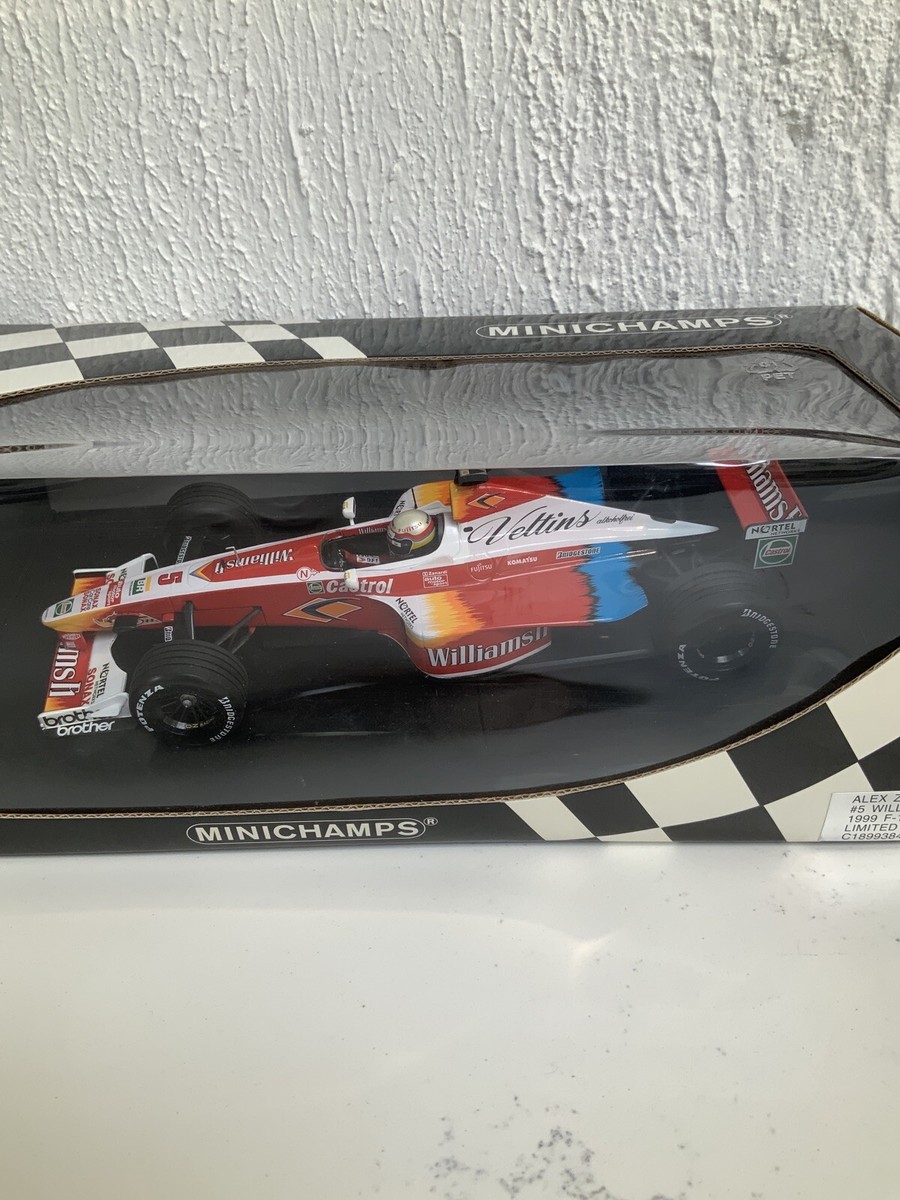 ウィリアムズ　Ｆ１　ショーカ―　１９９９　 ザナルディ　1/18　ミニチャンプス ウィリアムズ F1 ショーカ― 1999 ザナルディ 1/18