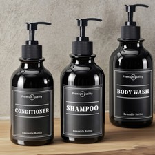 500ml Liquid Soap Dispenser Pump Lotion Bottle Shampoo Shower Gel Storage Jar