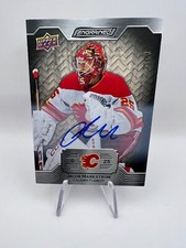 Jacob Markstrom - 2023-24 Engrained #50 White Birch Auto /50 Calgary Flames SP