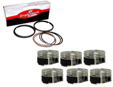Dome Pistons W Coated Skirts And Pins For 2000-2006 Jaguar 3.0l Dohc Duratec Dome Pistons W Coated Skirts And Pins For 2000-2006 Jaguar 3.0l Dohc Duratec