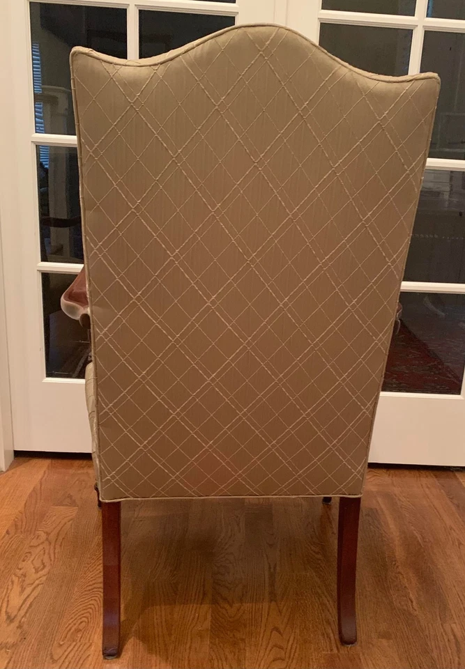 Sillas de biblioteca salón comedor vintage brazos enrollados Foto 2 de 4