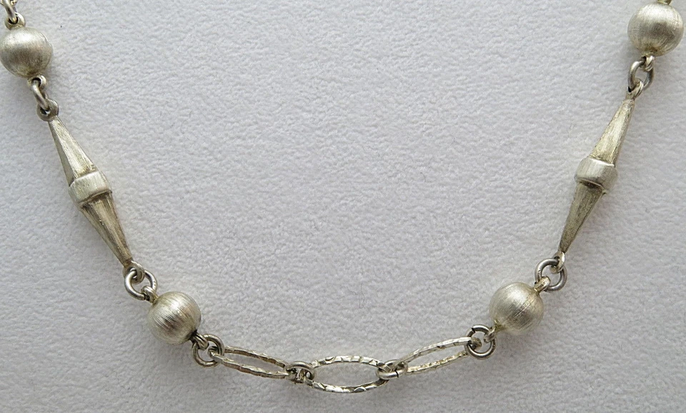 REIF-DESIGN - ELEGANTE COLLIERKETTE - USED STYLE - 800 SILBER