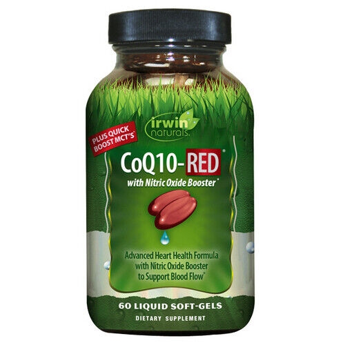 CoQ10-RED 60 Softgels By Irwin Naturals - Afbeelding 1 van 1