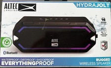Altec Hydrajolt Water Shock Proof 16 Hr Battery Wireless Speaker Black Open Box